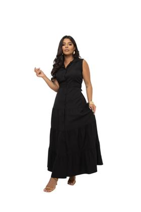 Imagem de Vestido Longo Com Botões R165