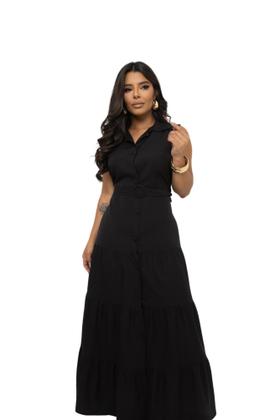 Imagem de Vestido Longo Com Botões R165