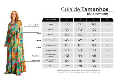 Imagem de Vestido Longo Com Mangas Longas Azul Claro Estampado Yacamim E18