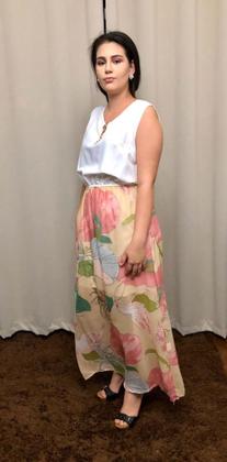 Imagem de VESTIDO LONGO DE FESTA CASAMENTO MADRINHA Veste 42/44 - Outlet Vida Fashion