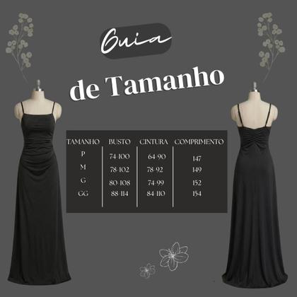 Imagem de Vestido Longo Drapeado Com Ajuste nas Alças Para Festas, Casamento, Aniversário, Evento, Formatura