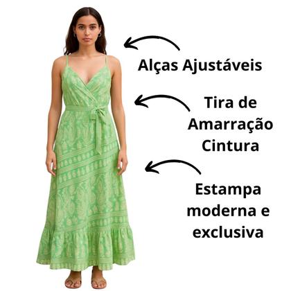 Imagem de Vestido Longo FMF Indiano Boho Feminino