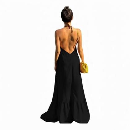 Imagem de Vestido Longo Frente Única com decote nas costas Festa Casamento Formatura