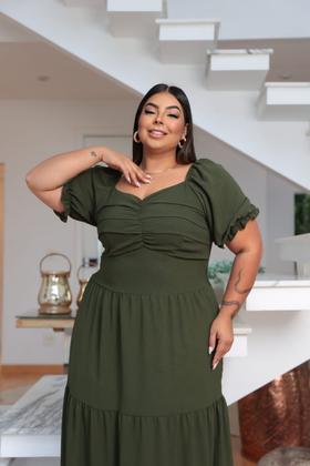 Imagem de Vestido Longo Frisado Belíssimo G1 G2 G3 E G4 1ºgeração