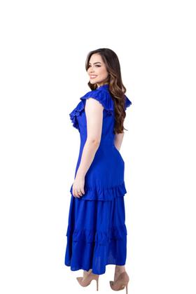 Imagem de Vestido Longo Maxi Midi Evangelico Elegante Verão Viscolinho