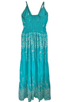 Imagem de Vestido Longo Midi Feminino Estampado Alcinha  Bojo 3 Maria Casual Festa  Decotado Moda ref2736