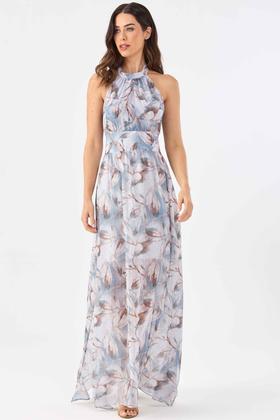 Imagem de Vestido Longo PKS Frente Única Estampado