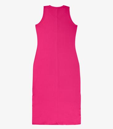 Imagem de Vestido Longo Plus Size Infinita Cor Rosa