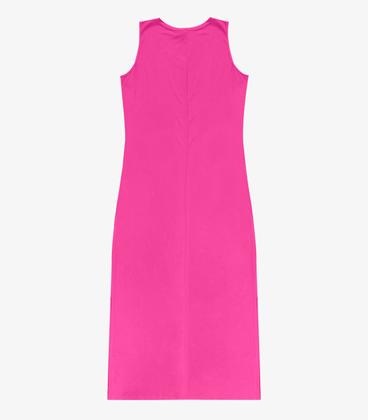 Imagem de Vestido Longo Plus Size Infinita Cor Rosa