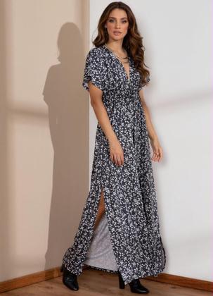 Imagem de Vestido Longo Plus Size Moda Evangélica Festa Casamento