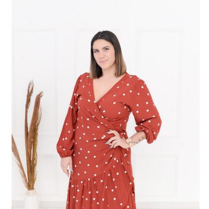 Imagem de Vestido longo transpassado