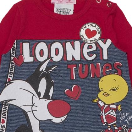 Imagem de Vestido looney tunes azul jeans momi
