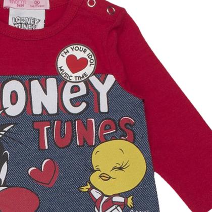 Imagem de Vestido looney tunes azul jeans momi