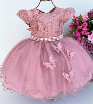 Imagem de Vestido Luxinho Infantil Jardim Encantado