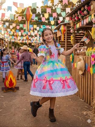Imagem de Vestido Luxo Arraiá da Paz - Marie Junino
