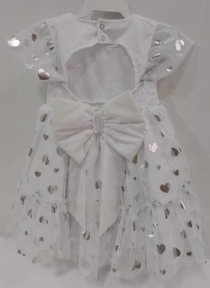 Imagem de Vestido Luxo Bebê Menina Festa Batizado Lessa Kids Ref. 7986