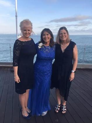 Imagem de Vestido Mãe da Noiva YOFF, tule, renda, lantejoulas, azul marinho