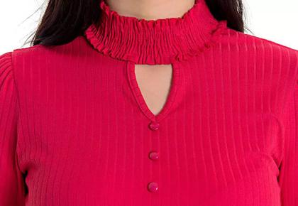 Imagem de Vestido malha manga longa hapuk  ref:060807