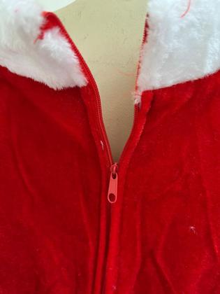 Imagem de Vestido Mamãe Noel Veludo Adulto Fantasia Roupa Natal Festa