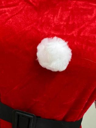 Imagem de Vestido Mamãe Noel Veludo Adulto Fantasia Roupa Natal Festa