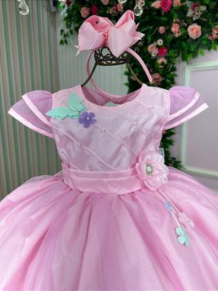 Imagem de Vestido Marie Rosa Jardim Encantado com Flores