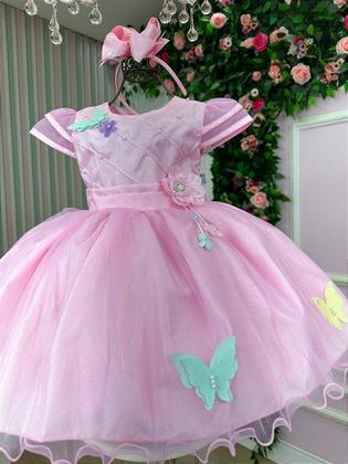 Imagem de Vestido Marie Rosa Jardim Encantado com Flores