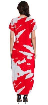 Imagem de Vestido maxi Jeqeocafy feminino, verão de 2025, gola redonda, manga curta