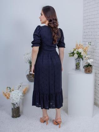 Imagem de Vestido Maxi Midi com Manga Princesa Soltinho Festa Convidada