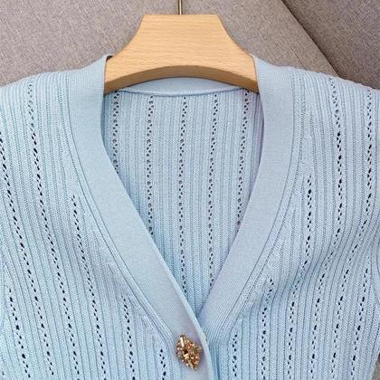 Imagem de Vestido Maxi Tricotado Elegante Com Decote Em V E Cintura Ajustada Para Mulheres Vestido Bodycon