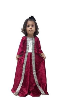 Imagem de Vestido Medieval infantil Laura luxo