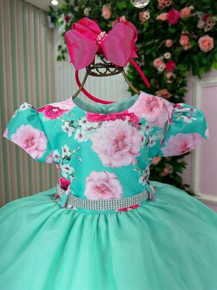 Imagem de Vestido Menina Bonita Jardim Encantado Maiza Verde