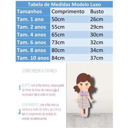 Imagem de Vestido Menina Infantil Perola Temático Mulher Maravilha Busto Liso