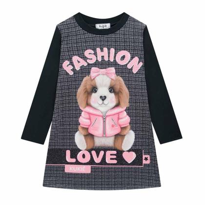Imagem de Vestido Menina ThermoSkin Fashion Cachorrinha Kukiê