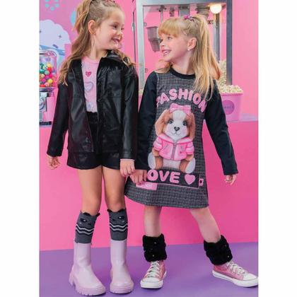 Imagem de Vestido Menina ThermoSkin Fashion Cachorrinha Kukiê