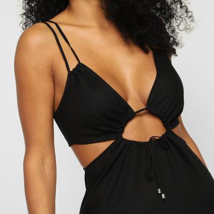 Imagem de Vestido Mercatto Midi Recorte Frontal Decote V