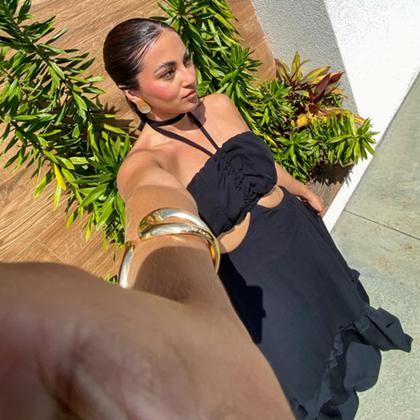 Imagem de Vestido Midi Alongado Feminino Adulto