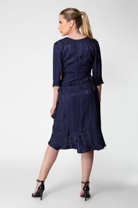 Imagem de Vestido Midi Lina - Azul Marinho