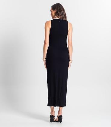 Imagem de Vestido Midi Longo Feminino Endless Preto