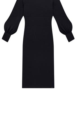 Imagem de Vestido Midi Lunender Manga Longa Preto