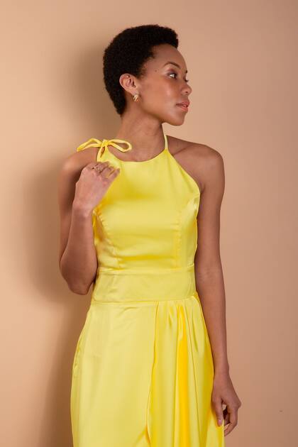 Imagem de Vestido Midi Marlyn - Amarelo