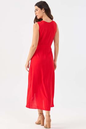 Imagem de Vestido Midi PKS Pareô Vermelho