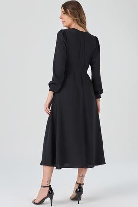 Imagem de Vestido Midi PKS Poá Preto