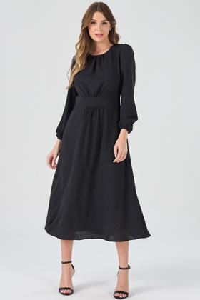 Imagem de Vestido Midi PKS Poá Preto