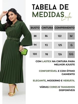 Imagem de Vestido Midi Plissado Manga Flare Gola com Amarração Evangélico Social de Festa