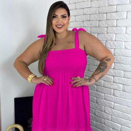 Imagem de Vestido Midi Plus Size Gestante Fresquinho