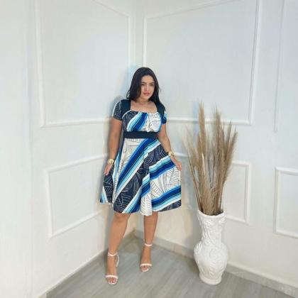 Imagem de Vestido Midi Plus Size Jéssica Moda Evangélica Feminina