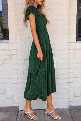 Imagem de Vestido midi PRETTYGARDEN com estampa floral de verão 2025 para mulheres