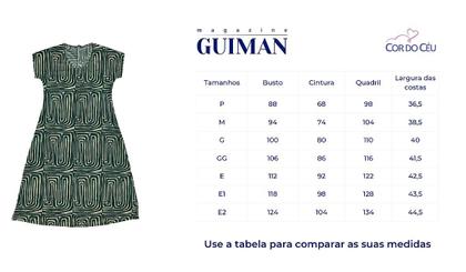Imagem de Vestido Midi Simplicidade Japonesa Estampado Cor do Céu - Elegante e Confortável