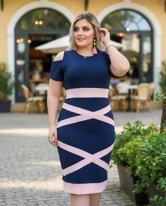 Imagem de Vestido Midi X Moda Feminina Evangélica