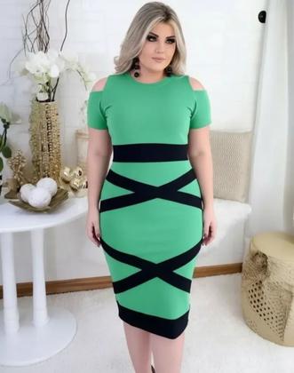 Imagem de Vestido Midi X Moda Feminina Evangélica